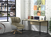 Письменный стол Loft design L-3p 138х70х75 см Дуб Борас. Компьютерный стол для дома и офиса