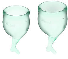 Набір менструальних чаш Satisfyer Feel Secure Light Green