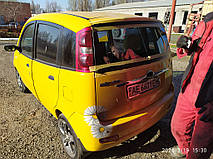 Производство и замена заднего стекла триплекс на автомобиле Changhe Ideal II в Никополе (Украина). 6