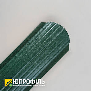 ✅ Штахетник металевий Зелений RAL 6005 Матовий односторонній, фото 2