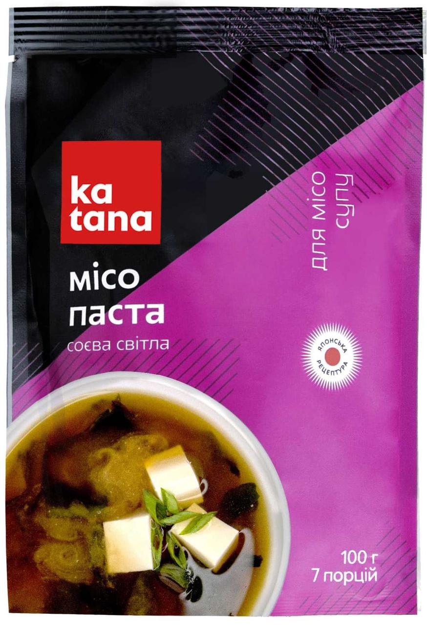 Мисо паста Katana, соевая светлая, 100г, цена 38.12 грн — Prom.ua (ID ...