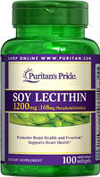 Лецитин Puritan's Pride - Soy Lecithin 1200 мг (100 капсул)