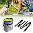Сумка для дресирування собак Perfect Power Сіра Мішечок для частувань на пояс і через плече з кишеньками, фото 3
