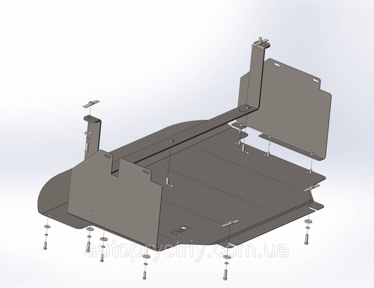 Захист двигуна та КПП Nissan NV 400 (2010--) V - всі