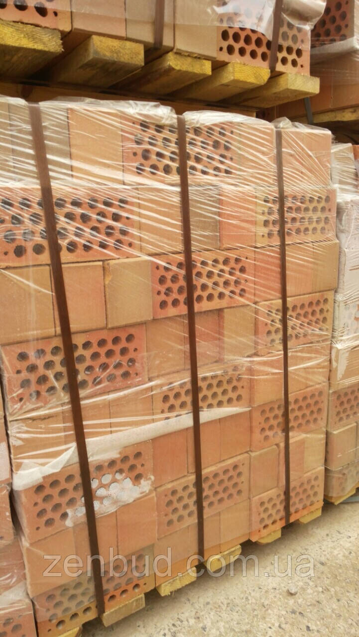 Цегла М-150 пустотіла червона покращена рядова, фото 1