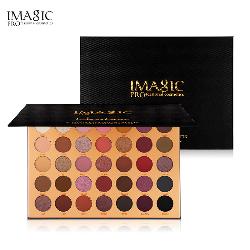 Палетка тіней для повік - Imagic PROfessional cosmetics Elegant Black EY-325 (Оригінал)