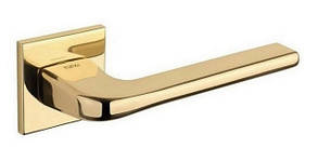 Ручка дверна на розетці Tupai 4007Q 5S золото 01 (Португалія)