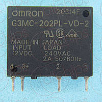 Реле 12В 2А OMRON G3MC-202PL-VD-2-12VDC relay