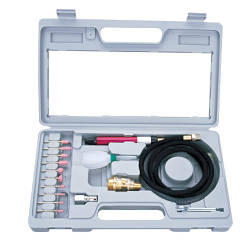 Зачисна машинка, гравер пневматична з комплектом каменів AIRKRAFT AT-010K (пневмоінстумент, від компресора)