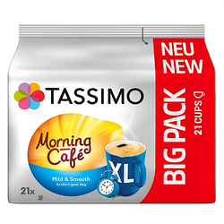 Кава в капсулах Tassimo Morning Cafe Mild & Smooth XL 21 порція (BIG PACK 21) Німеччина Тассімо