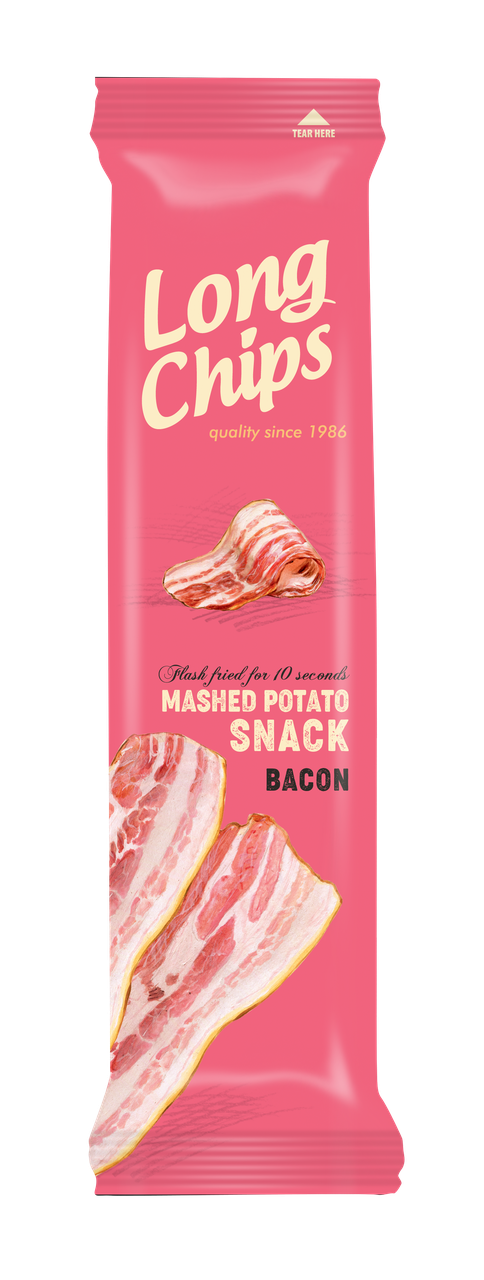 Чіпси Long Chips Бекон 75г, фото 1