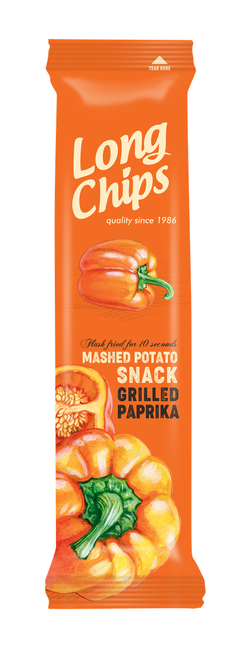 Чіпси Long Chips Ароматне паприка 75г