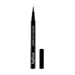 Підводка для очей TopFace Super Silky Eyeliner водостійка чорна РТ615