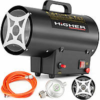 Газова теплова гармата-обігрівач 20 квт HIGHER + редуктор