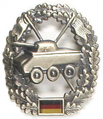 Беретный значок БундесвераТанковая розвідка Barettabzeichen orig. Bw Metall Panzeraufklärungstruppe