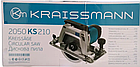 Пила дискова KRAISSMANN 2050 KS 210 (Диск 210 мм, Переворотная, Зі стаціонарною установкою), фото 3