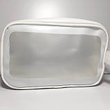 Косметичка жіноча washbag біла розмір S, фото 2