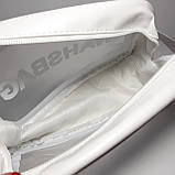 Косметичка жіноча washbag біла розмір S, фото 5