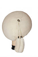 Жіноча хутрова шапка бере з норки, "Бере Студент" (перли), фото 3