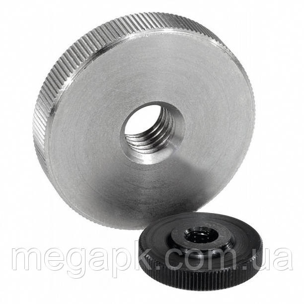 Гайка рифлена М10 неіржавка (з накаткою) DIN 467, А2, А4.