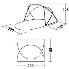 Намет пляжний Easy Camp Tent Shell (120366), фото 2