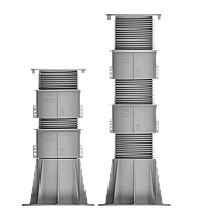 Регулируемая опора (471-651 мм) К-А4 + 3шт. K-CL (K-A8)