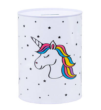 Скарбничка "Unicorn" Польща, розмір 16*12 см, матеріал - метал, фото 1
