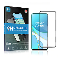 Защитное Full Glue стекло Mocolo OnePlus 8T (Black) - 5D Полная поклейка