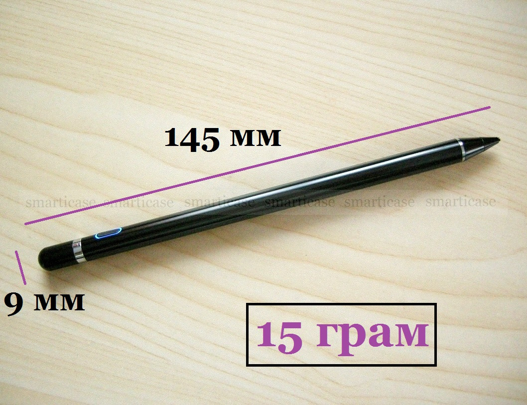 Черный стилус ручка Smart Pen для рисования и работы на планшете ( смартфоне) - фото 3 - id-p1312987631