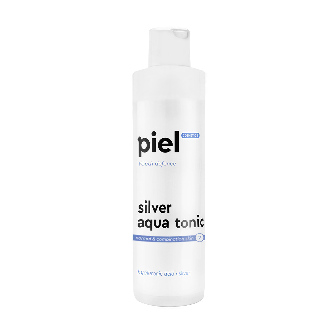 Тонік для нормальної та комбінованої шкіри П'єль Косметик Piel Cosmetics Youth Defense Silver Aqua Tonic