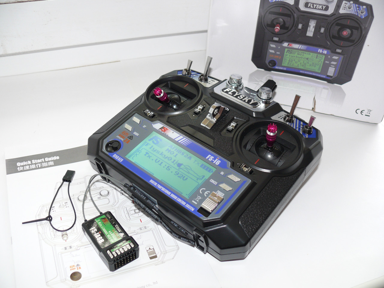 FLYSKY FS-i6 送信機とFS-iA6B レシーバー 3セット FLYSKY FS-i6 送信機とFS-iA6B レシーバー 3セット FLYSKY FS-i6