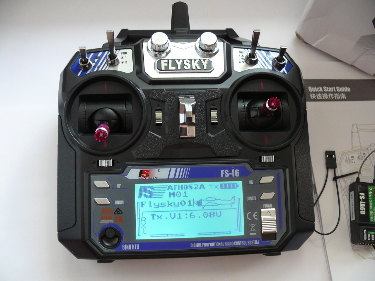 Комплект Радиоаппаратуры Flysky FS - I6, Пульт + Приемник FS