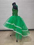 Сукня Ялинки Зелене пишне плаття видовжене Ялинка, Весна, фото 3