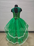 Сукня Ялинки Зелене пишне плаття видовжене Ялинка, Весна, фото 4