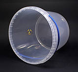 Відро пластикове прозоре 5 л, фото 6
