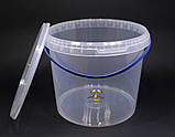 Відро пластикове прозоре 5 л, фото 5