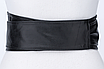 Ремінь-кушак жіночий широкий еко-шкіряний чорний ремінь пояс батал, фото 9