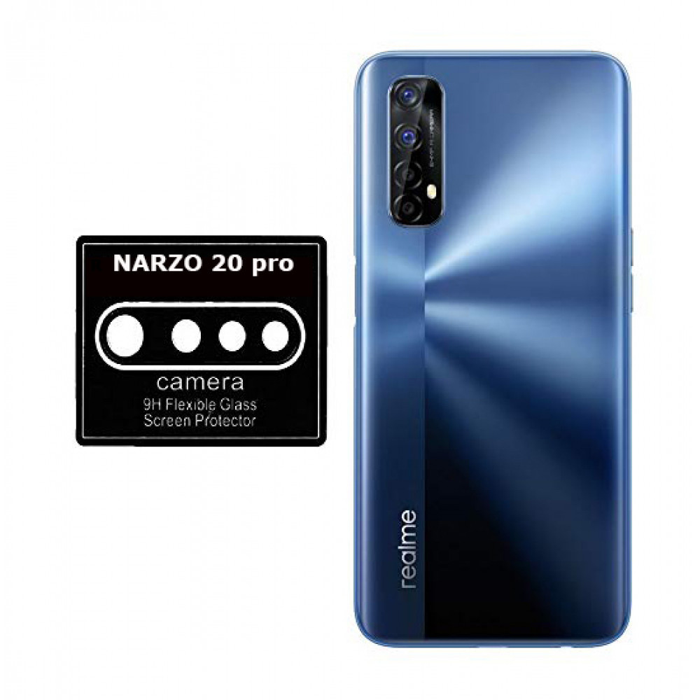 Протиударна гідрогелева плівка Hydrogel Film для Realme Narzo 20 Pro на камеру 3шт, Transparent, фото 1