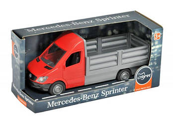Автомобіль "Mercedes-Benz Sprinter" бортовий (червоний) 39673