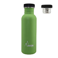 Фляга Laken Basic Steel Bottle 0,75 L з кришкою із сталі і поліпропілену Зелений
