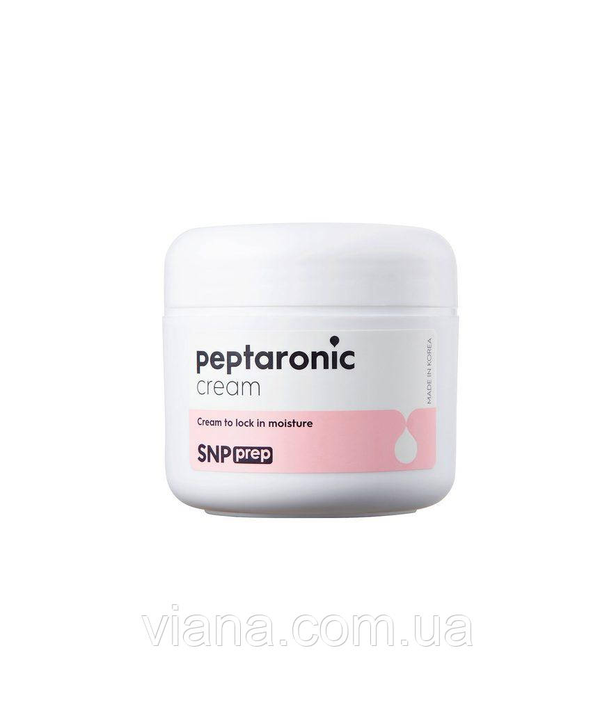 Крем із пептидами та гіалуроновою кислотою для сухої шкіри SNP Prep Peptaronic Cream 50 мл