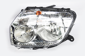 Фара передня ліва (хром) Рено Дастер 10- (260600069R / 260601153R)