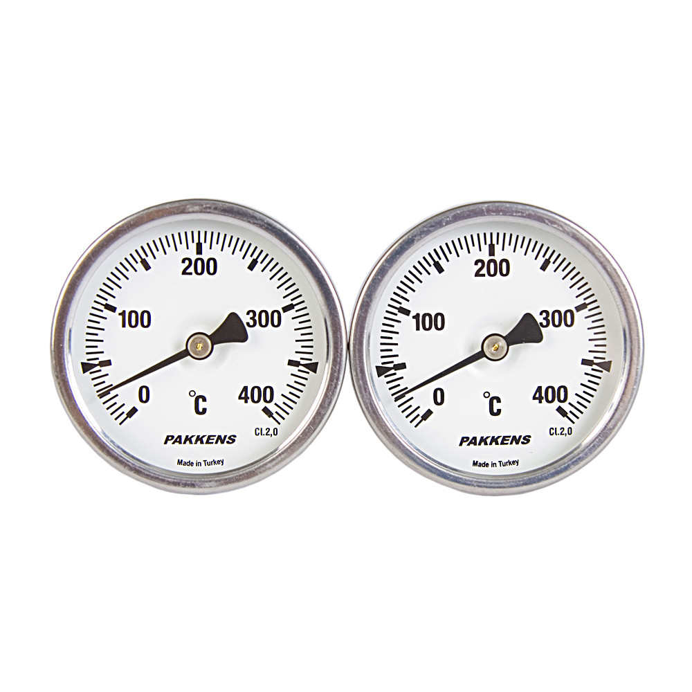 Термометр Pakkens, патронного типу, 10 см, діаметр 63 мм, 400 °C
