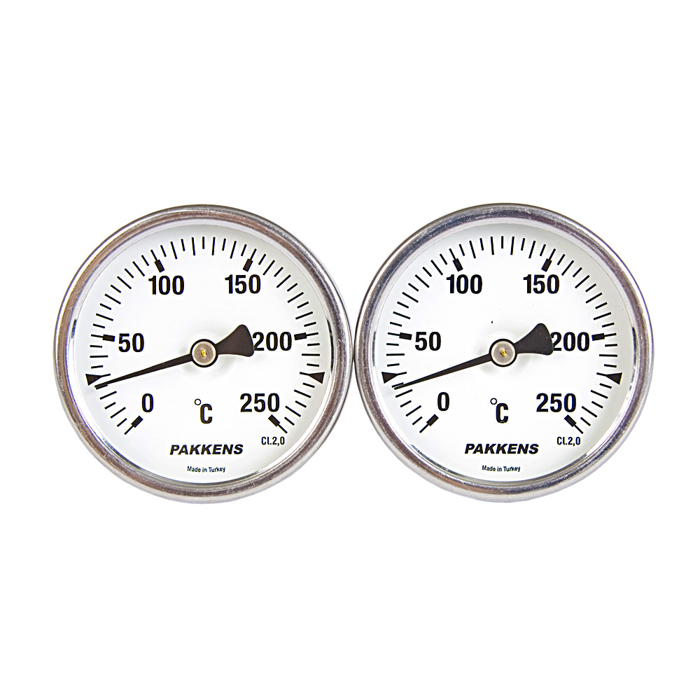 Термометр Pakkens, патронного типу, 10 см, діаметр 63 мм, 250 °C