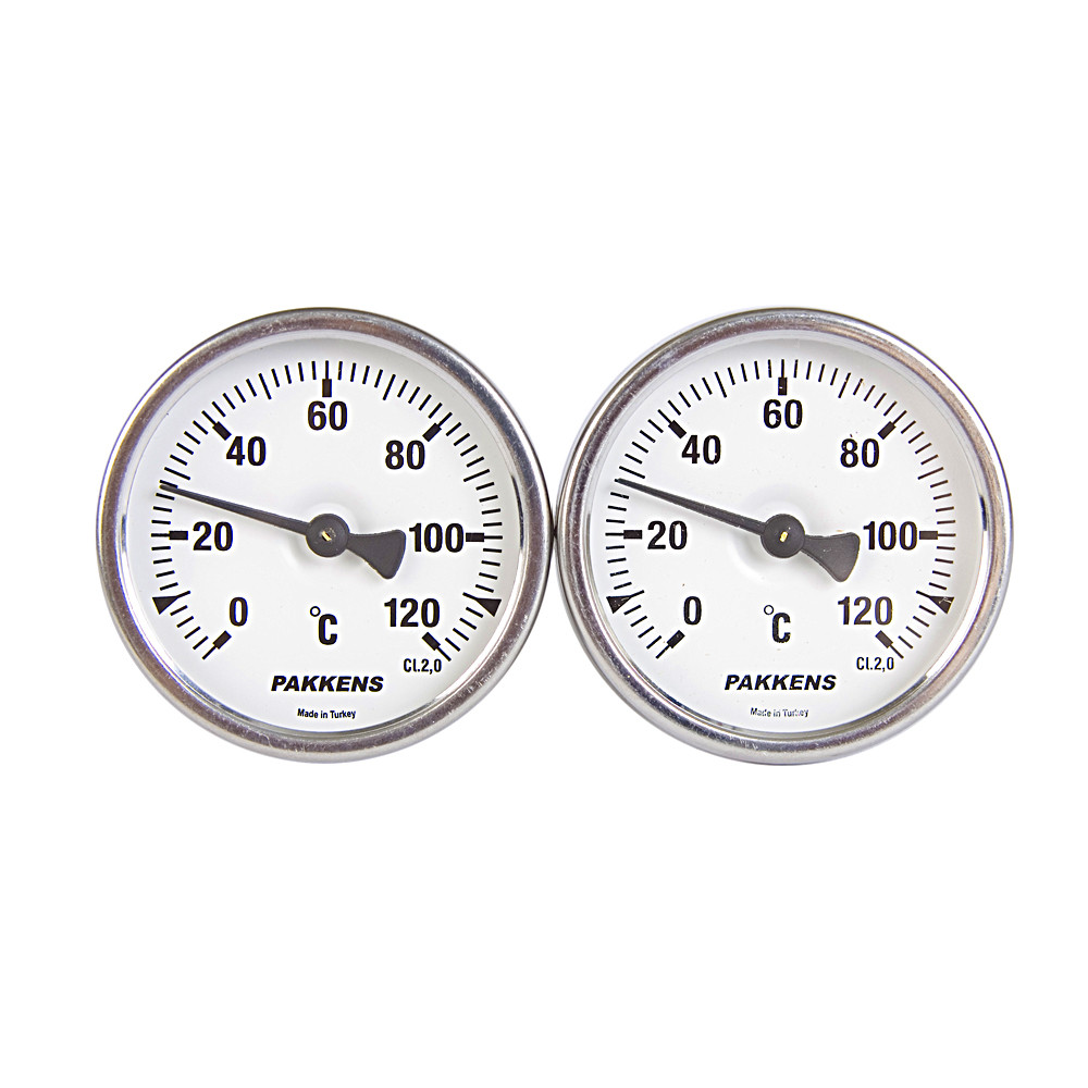 Термометр Pakkens, патронного типу, 10 см, діаметр 63 мм, 120 °C