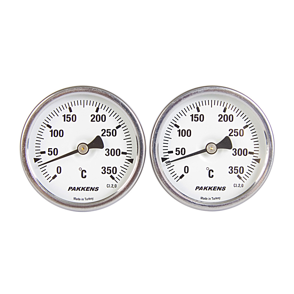 Термометр Pakkens, патронного типу, 10 см, діаметр 63 мм, 350 °C