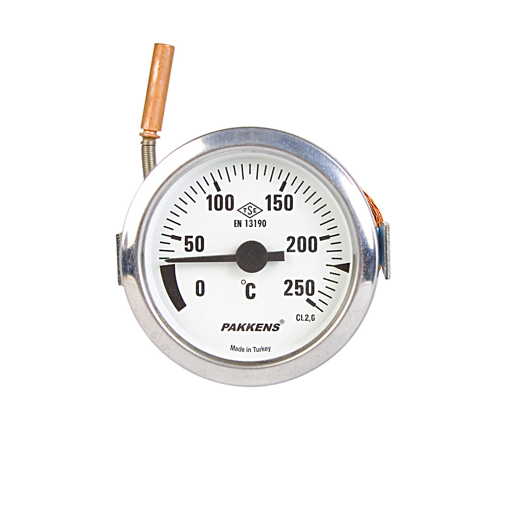 Термометр Pakkens, капілярний, діаметр 60 мм, 1 метр, 250 °C