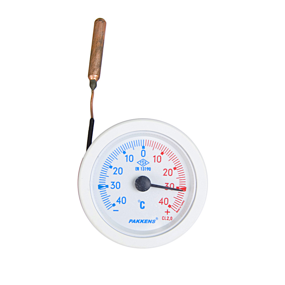 Термометр Pakkens, капілярний, 2 метри, діаметр 52 мм, +/-40 °C