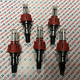 Витратомір для колектора теплої підлоги зі зворотною частиною під євроконус для колекторних систем на гребінку тепла підлога, фото 5