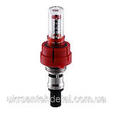 Витратомір для колектора теплої підлоги зі зворотною частиною під євроконус для колекторних систем на гребінку тепла підлога, фото 8